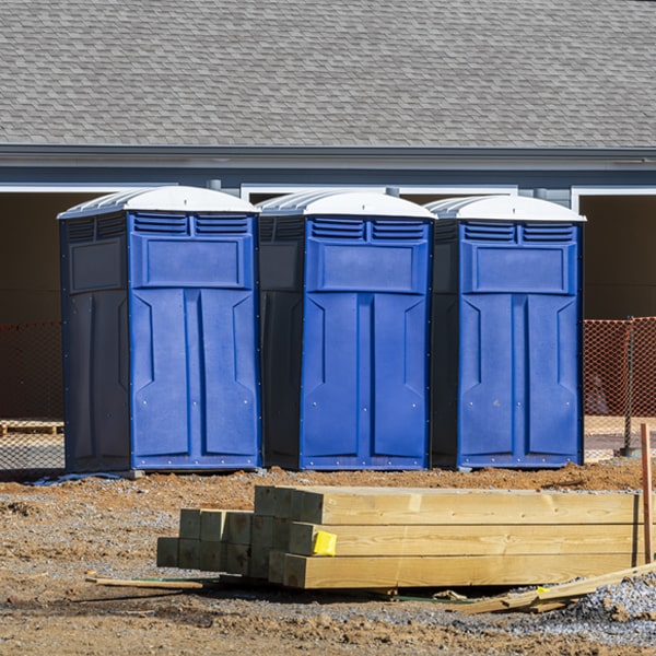 are there any restrictions on where i can place the porta potties during my rental period in Alexander IL